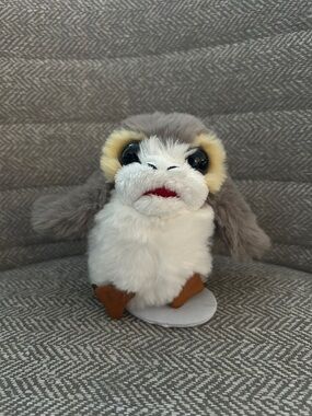 Star Wars Plush Porg Toy - Gray, White and yellow